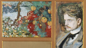 Akseli Gallen-Kallela: En saga (1894) Akseli Gallen-Kallela: En saga (1894). Ainolastiftelsen. (målningen något beskuren)