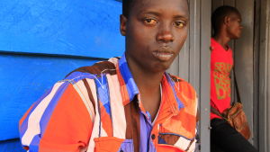 Byamungu flydde från Burundi för ett halvt år sedan när spänningarna började öka. Nu är landet i kaos. burundisk flykting i Uganda
