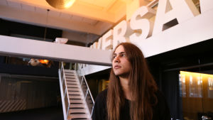 Arkivbild av Paperi T. Paperi T kuvattu Universal Musicin toimistossa Helsingissä 14.4.2016.
