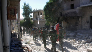 Syriska regeringsstyrkor har ryckt fram både i stadskärnan och i de norra stadsdelarna i Aleppo under den senaste veckan Syriska regeringsstyrkor har ryckt fram både i stadskärnan och i de norra stadsdelarna i Aleppo