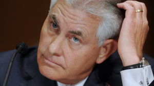 USA:s utrikesminister Rex Tillerson verkar ovanligt optimistisk om möjligheten av en dialog med Nordkorea rex tillerson