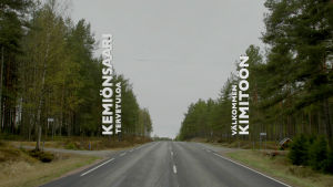 Kimitoön är intressant, tycker Tamminen. Skiss över de nya välkomstskyltarna i Kimitoön.
