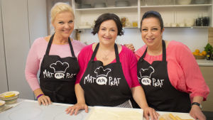 Paola Fraboni kockar italienskt i Mat och prat. Paola Fraboni kockar italienskt i Mat och prat.
