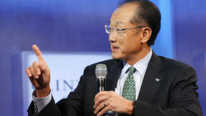 Jim Yong Kim Världsbankens chef Jim Yong Kim i New York den 22 september 2014