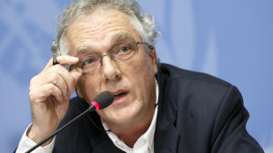 Christoph Peschoux, FN-panelens sekreterare. christophe peschoux, sekreterare för unwgad