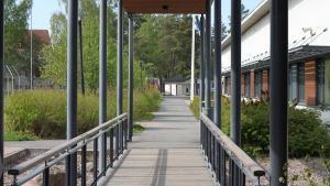 Skärgårdshavets skola och Ulkosaariston koulu, två skolor under samma tak. Skärgårdshavets skola i Korpo
