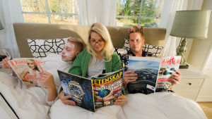 Nicke Aldén trängde sig på hos kollegan Magnus Hanséns familj. Magnus tyckte att stämningen var lite konstig. Nicke övernattar