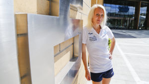 Sandra Eriksson har redan rutin från nio stora mästerskap. Sandra Eriksson, VM 2015.