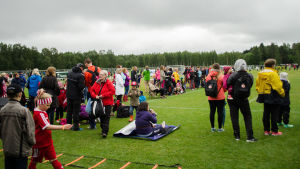 Publikmängden kommer att begränsas i år. Arkivbild från 2016. Wasa Football Cup