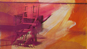 Andy Warhol Electric Chair 1971 ur Matti Koivurinta-stiftelsens konstsamling Andy Warhol Electric Chair 1971 ur Matti Koivurinta-stiftelsens konstsamling