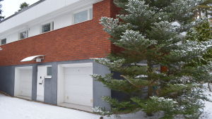 Här ska ett familjegrupphem med plats för 9 ensamkommande flyktingbarn komma. Tegelbyggnad.
