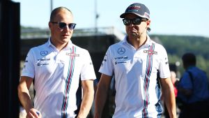 Bottas och Massa har varit stallkamrater i Williams de tre senaste säsongerna. Valtteri Bottas och Felipe Massa, hösten 2016.