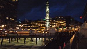 Stockholms nattliv och undre värld var välbekanta för Anders Adali då han kom in i den grovt kriminella världen. Sergels torg i Stockholm.