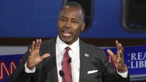 Neurokirurgen Ben Carson var först Trumps rival. Den republikanske presidentaspiranten Ben Carson.