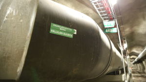 Tunnlar binder samman hela Helsingfors från Gräsviken till Nordsjö. Helens servicetunnel för fjärrkyla.