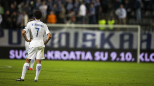Skall Roman Eremenko ännu spela för Finland? Roman Eremenko, Finland-Kosovo, hösten 2016.