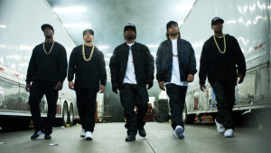 Från filmen Straight outta Compton om hiphopgruppen N.W.A. Straight Outta Compton