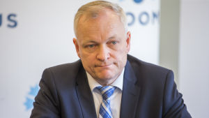 Kalle Jokinen, ordförande för Samlingspartiets riksdagsgrupp. Kalle Jokinen