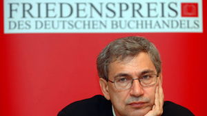 Orhan Pamuk fick Den tyska bokhandelns fredspris år 2005 Den turkiska författaren Orhan Pamuk