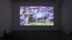 En Plein Air: Music of Objective Romance, videoinstallation av Jacolby Satterwhite En Plein Air: Music of Objective Romance, videoinstallation av Jacolby Satterwhite