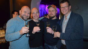 Pekka Silén, Kim Amberla, Petri Tuohimaa och Jukka Lehtonen Pekka Silén, Kim Amberla, Petri Tuohimaa och Jukka Lehtonen