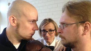 Hippo Taatila ja Timo Hännikäinen nyrkkeilykehässä