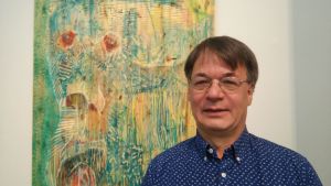 Kaj Martin vid Amos Andersons konstmuseum Kaj Martin, intendent vid Amos Andersons museum