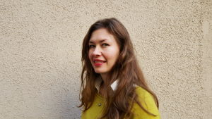 Heta Kuchka visualiserar lyrornas uruppförande av Låt mig vara - Anna mun olla. Bildkonstnären Heta Kuchka visualiserar lyrornas uruppförande av Låt mig vara - Anna mun olla. 2016.
