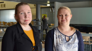 Katri Turunens barn går i Lintuvaaran koulu, Marie-Louise Hindsbergs barn i Boställsskolan. Mötet om trafiksäkerheten ordnades på Lintulaakson koulu. Föräldrar oroade över trafik i norra Alberga
