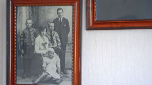 Margit Tall umgicks mycket med två av sina tre bröder under sin uppväxt. Margit Talls familj.
