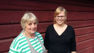 Museidirektionens ordförande Margareta Björk, och verksamhetsledare Sofia Lillgäls. Margareta Björk och Sofia Lillgäls.