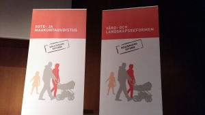 Fem av de blivande tretton landskapen blir tvåspråkiga. Arbetet med vård- och landskapsreformen presenteras i alla landskap.
