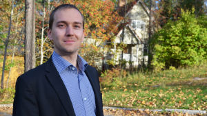 Christoffer Masar är enig i att utjämning behövs - men att det borde finnas en gräns. Christoffer Masar i höstlandskap