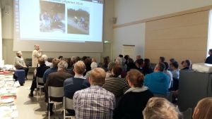 Intresset var stort på pilgrimsledens inspirationsseminarium i Korpoström. Ett 70-tal personer deltog i inspirationsseminariet i Korpoström om pilgrimsleder.