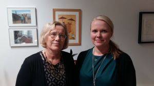 Lisbeth Hemgård och Annette Tallberg, FDUV. verksamhetsledare Lisbeth Hemgård och Annette Tallberg, sakkunnig intressepolitiskt arbete, båda vid FDUV