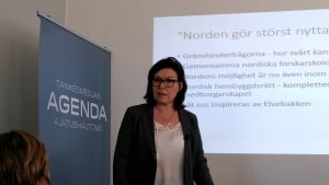 Britt Lundberg föreläser i Helsingfors