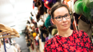 Rosa Meriläinen, ordförande för kultur- och konstområdets centralorganisation Kulta ry är lättad över besked om att Veikkausfrågan är löst för 2021. Rosa Meriläinen.