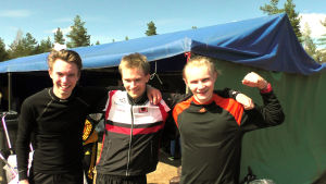 IF Raseborgs bronslag poserar: Benjamin Tulonen, Eemeli Suominen, Tuomas Puputti. IF Raseborgs bronslag poserar: Benjamin Tulonen, Eemeli Suominen, Tuomas Puputti.
