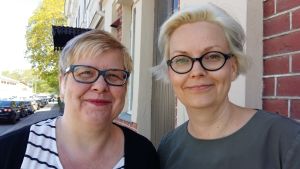 Linda Bondestam har kallat forskarna Mia Österlund och Maria Lassén-Seger för ”Drakarna från Åbo”. Barnlitteraturforskarna Mia Österlund och Maria Lassén Seger