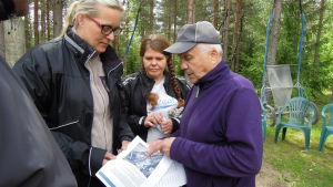 Petra Rantala, Nina Pettersson-Perklén och Reijo Erkkilä. Petra Rantala, Nina Pettersson-Perklén och Reijo Erkkilä