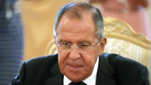 Sergej Lavrov Rysslands utrikesminister Sergej Lavrov betvivlar USA:s motiv för att skära ned på antalet visum som utfärdas i Ryssland