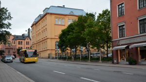 Mariegatan och Cygnaeusskolan i Åbo.