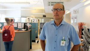 Mats Löfberg. Mats Löfberg, servicedirektör på arbets- och näringsbyrån i Österbotten