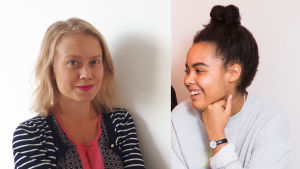 Ida Henrikson och Joséphine Holmström ser Beyoncé som en duktig artist men ifrågasätter hennes feministiska sida. foto av Ida Henrikson och Joséphine Holmström ihopsatta