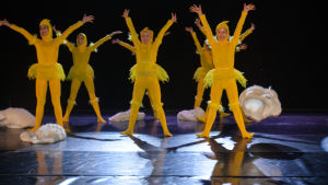 Pienten kananpoikien tanssi. MinimiDancers, en tävlingsgrupp från Musikinstitutet Arkipelag