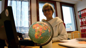 Nina Stubb, mångkulturutvecklare på Röda Korset, Österbottens svenska distrikt.