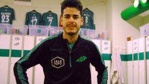 Gabriel Garcia har ett ettårigt kontrakt med EIF. Porträttbild på Gabri Garcia Xatart.