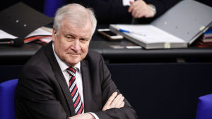 Den tyska inrikesministern Horst Seehofer Horst Seehofer, Tysklands inrikesminister.