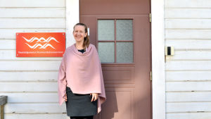 Lycka är bäst när man delar den, Leena Forsén. Leena Forsén, kommunikationschef vid Vasa stad.