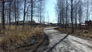 En del av området som kan bli bostadsområdet Ingåstrand fotat 2018. Ett område i Ingå kyrkby som kallas Ingåstrand där det planeras bostadsmässa.